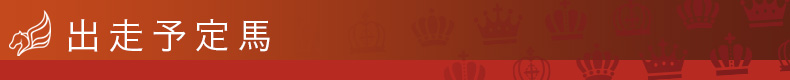 出走予定馬