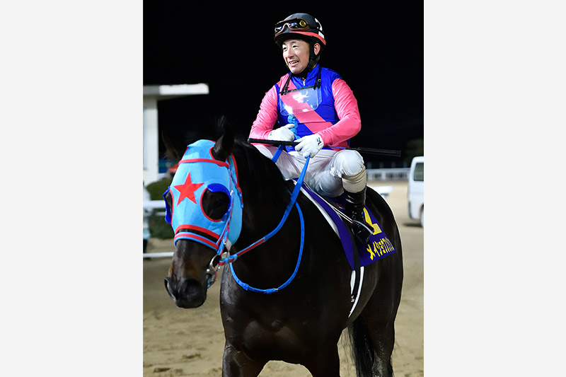 2025年 メイショウフンジン　得意の逃げで、ダートグレード初制覇