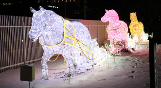 ばん馬イルミネーション