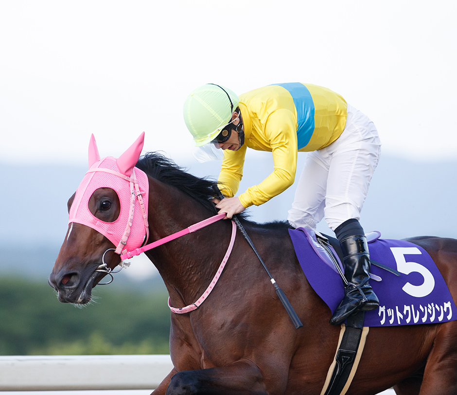 東北優駿(岩手ダービー) ゴール前